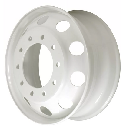 RIN BLACK CAT 22.5X8.25 TIPO AMERICANO 10 HUECOS BLANCO 8800 LB ACERO,    C/50000219